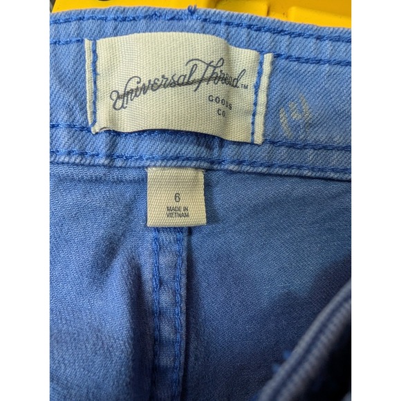 Universal Thread Women's Size 6 Blue Denim High Waist Wide Leg Stretch - Picture 6 of 8